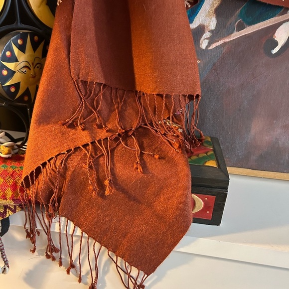 Chic Boho Floral Shawl in Rich Hues Beaded Embroidered - Picture 10 of 16